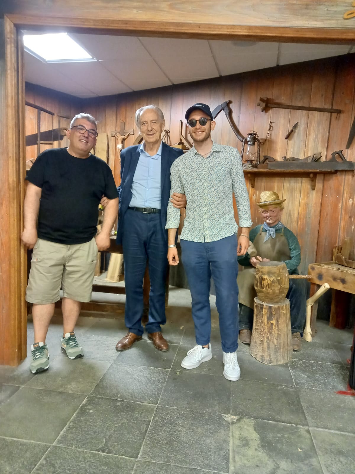 DALE e Petrini con il presidente Prof. Francesco Bernacchi 